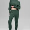 Waffle Weekend Escape Jogger – Clover Green