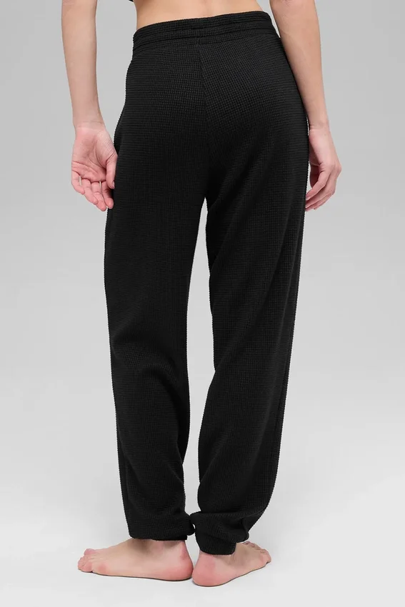 Waffle Weekend Escape Jogger – Schwarz