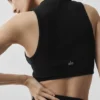 Wellness Rib Flaunt Top – Schwarz