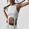 Wellness Rib Flaunt Top – Weiß