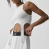 Wellness Rib Flaunt Top – Weiß