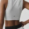 Wellness Rib Flaunt Top – Weiß