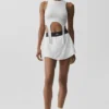 Wellness Rib Flaunt Top – Weiß