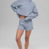 Winter Bliss Hoodie mit Zopfmuster – Winter Frost