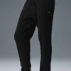 Winter Bliss Hose im Zopfmuster – Schwarz