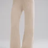 Winter Magic Kaschmir-Hose mit weitem Bein – Birch Heather