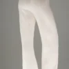 Winter Magic Kaschmir-Hose mit weitem Bein – Elfenbein
