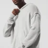 Wool Cashmere New Class Full Zip Hoodie – Pearl Grey Heather