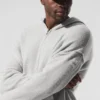Wool Cashmere New Class Full Zip Hoodie – Pearl Grey Heather