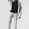 Wool Cashmere New Class Full Zip Hoodie – Pearl Grey Heather