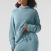 Wool Cashmere New Class Hoodie – Celestial Blue Granite Heather