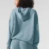 Wool Cashmere New Class Hoodie – Celestial Blue Granite Heather