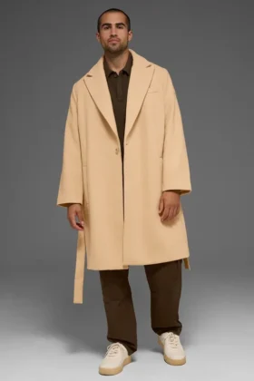 Wool Gameday Overcoat – Camel