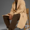 Wool Gameday Overcoat – Camel