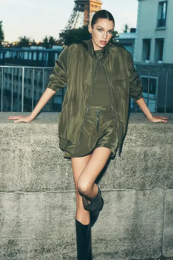 Work It Bomber – Olivgrün