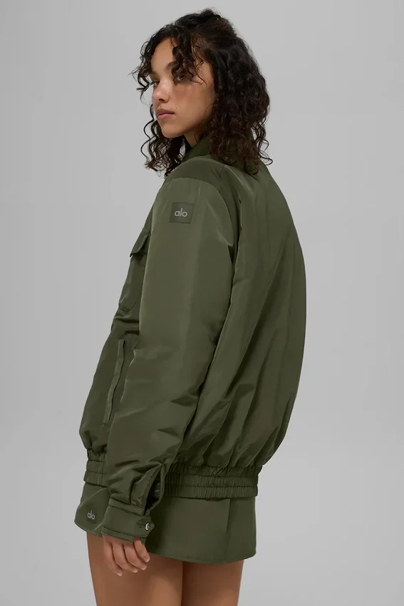 Work It Bomber – Olivgrün