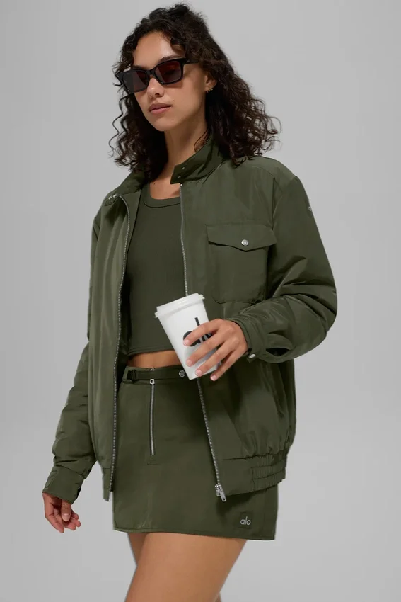 Work It Bomber – Olivgrün